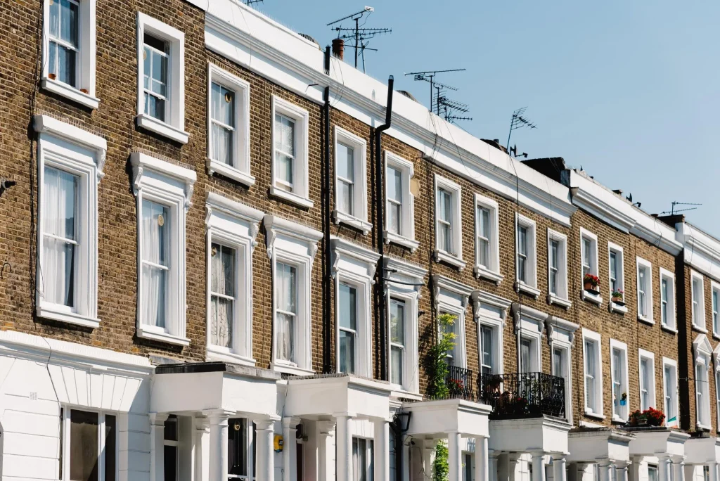 Townhouses in Notting Hill.