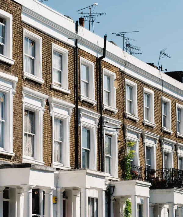 Townhouses in Notting Hill.